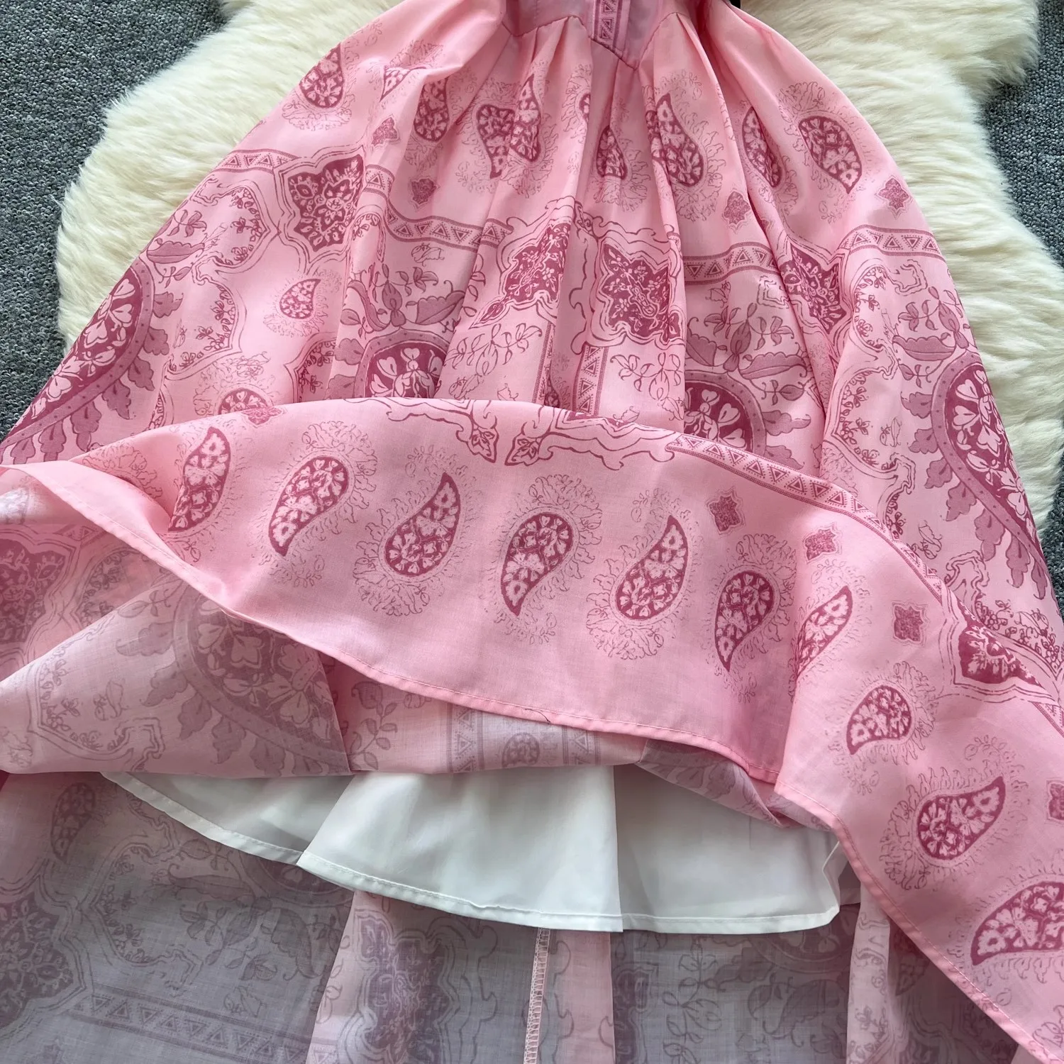 Robe à manches courtes et col rabattu pour femmes, à lacets, simple boutonnage, motif décontracté, Vintage, imprimé, Patchwork, chemise, été