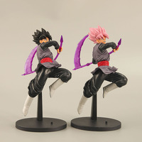 22cm Anime Dragon Ball Z Action Figure Black Son Goku Zamasu Take Sickle Fighting Doll PVC Collectible Model Toy Kid Gift