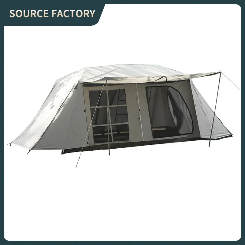 Wholesale Luxury Family Tent Waterproof Tunnel Tent for Outdoor Camping Party Bathroom Use-for House Overnight Stays