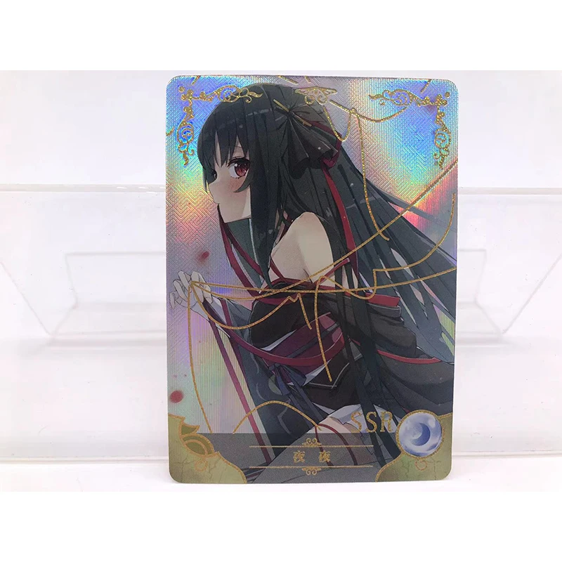 Dea storia 5 m09 serie SSR Tohsaka Rin Albedo Shinomiya Kaguya collezione di giochi Anime Rare Bronzing Flash Card ragazzi giocattoli regalo