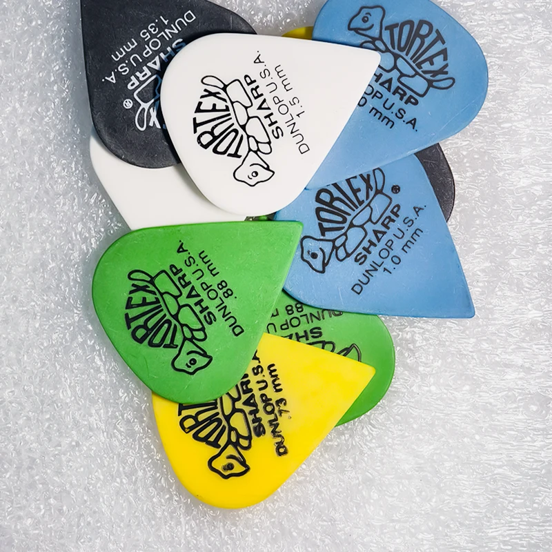 Dunlop Guitar Pick 412R TORTEX Sharp Pick 0.73/0.88/1.0/1.14/1.35/1.5 mm US Original Guitar Accessories