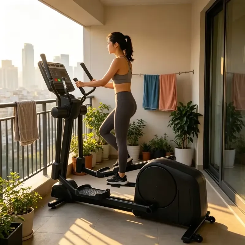 Elliptical Exercise Machine Fitness Equipment Gym Cardio Trainer Professional Home Workout Elliptical Cross Trainer for Full