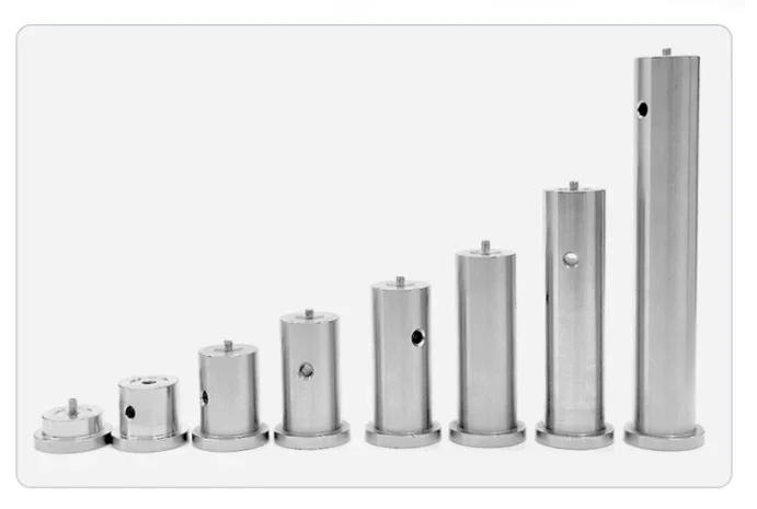 Optical Stainless Steel Support Post 25mm Diameter Optical Lab Stand Pillar Rod M4 M6 Mounting Thread Hole Base