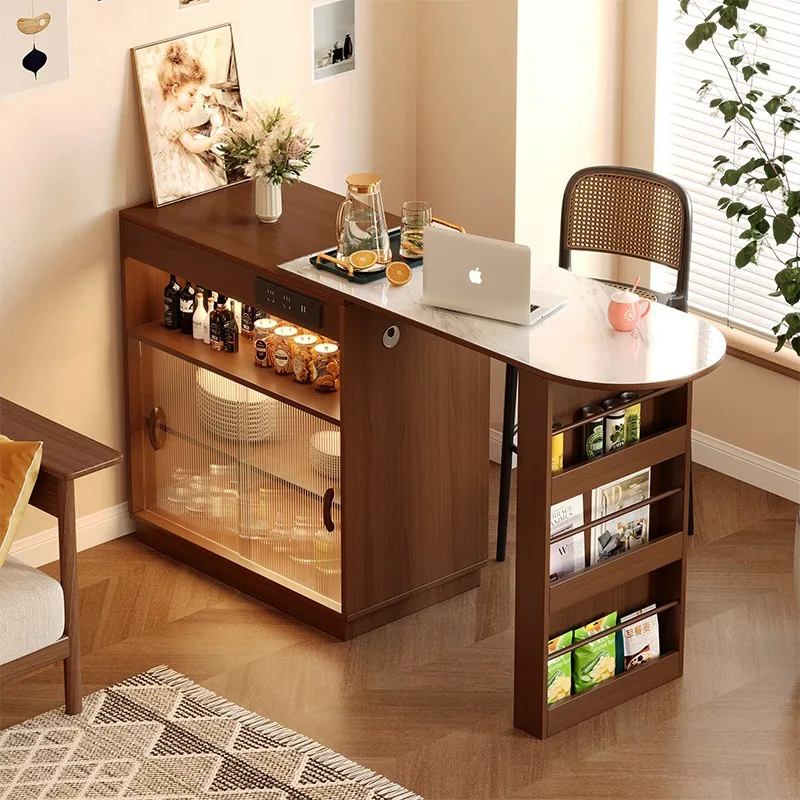 

Большой поверхностный барный стол для отдыха, особенный выдвижной квартирный обеденный стол, островная стойка, барная мебель, Baro Stalas XY40JBZ