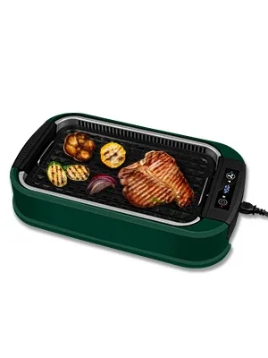 شواء اللحوم المنتج صنع المحمولة التخييم آلة الدجاج المدخن الكورية الجدول عموم الشواء المدخن شواية كهربائية شوايات شواء