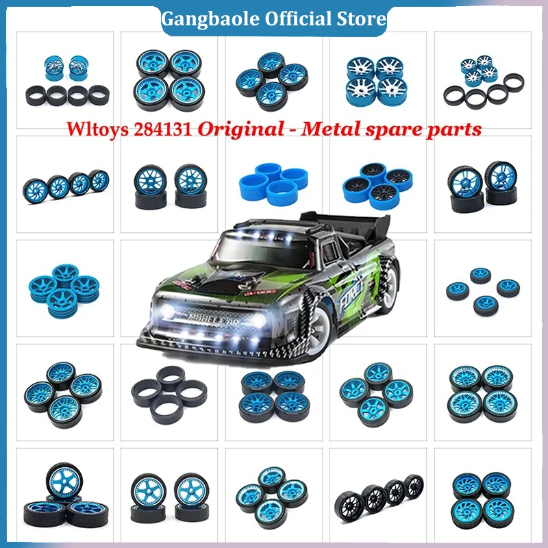 Wltoys Mosquito Car Jing Shang 1/28 284131 K969 K989 RC Car Upgrade Two Wide Two Narrow Outer Diameter 27mm Drift Wheel Tires