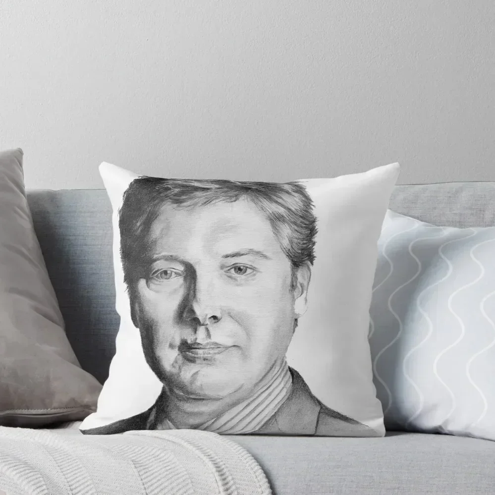 

James Spader as Alan Shore Throw Pillow Decorative Cushion Plaid Sofa pillow