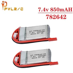 1-5pcs 7.4v 850mah 782642 lipo battery For WLtoys V912 V262 V353 BQ202 RC drone Quadcopter Helicopter Spare Parts