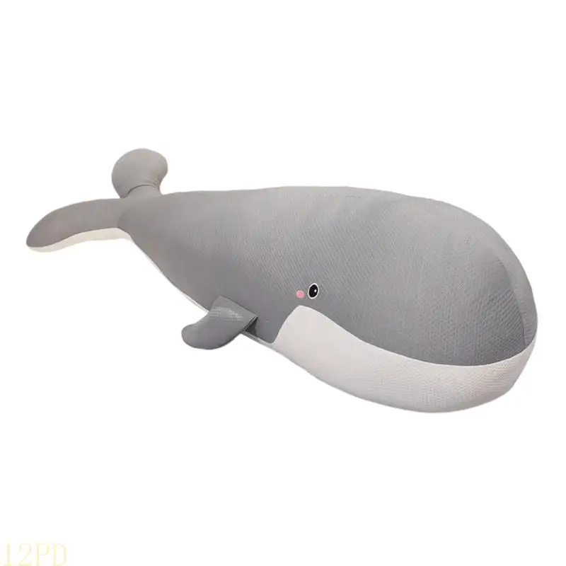 12PD Long Body Pillow For Side Sleepers Soft Cushions Whale Lumbar Support Breathable Sofa Decorative Pillow
