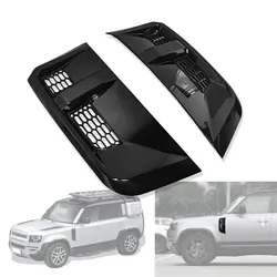 Car Side Air Vent Cover Grill Grille For Land Rover Defender 90 110 130 Air Vent Outlet Cover Flow Intake Vent Scoop Trim