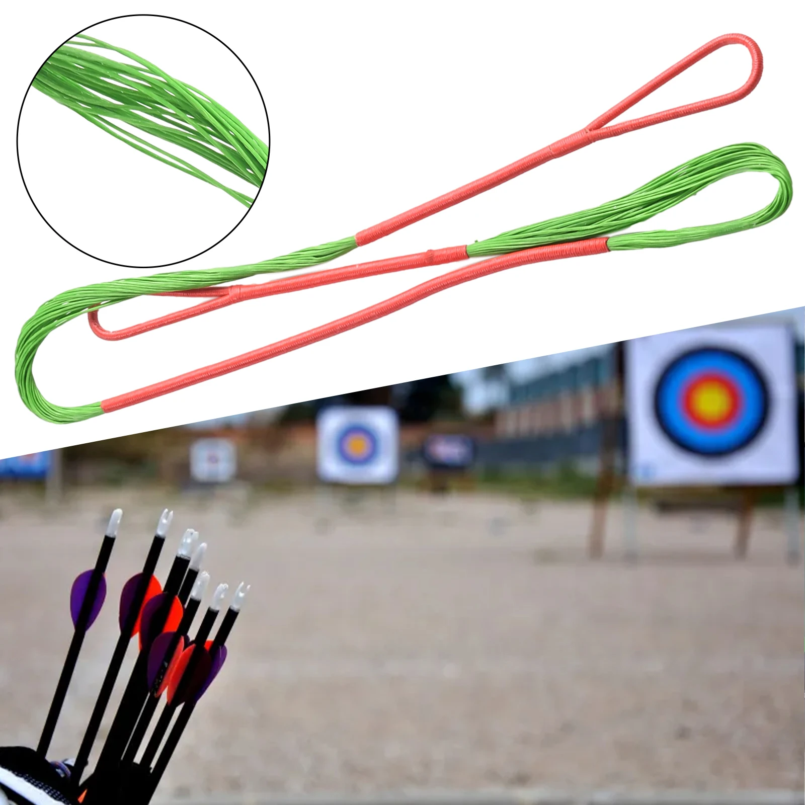 Fast Flight Bowstring 26 Inch Length Designed Specifically for CRS-004C Compound Bow with Wear Resistant 28 Strand Build