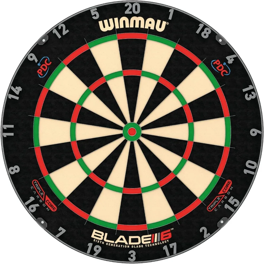 Blade 6 Professional Bristle Dartboard - Official Tournament Specification