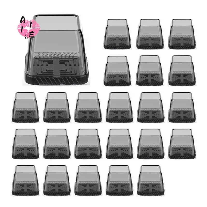 A11E-24PCS Square Chair Leg Floor Protector, Hardwood Floor Chair Leg Protector, Non-Slip Felt Furniture Pad, Silicone Cover