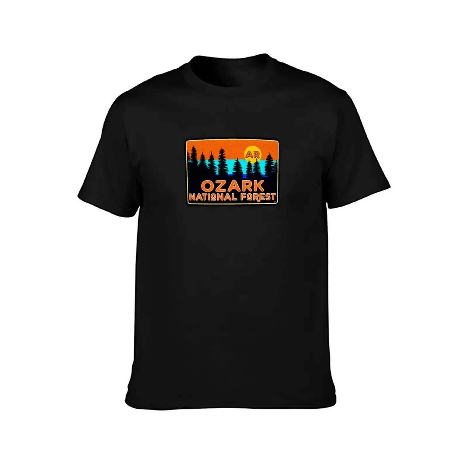 Ozark National Forest Arkansas Laptop Luggage Bumper T-Shirt Casual Streetwear Short Sleeve Tee T-Shirt