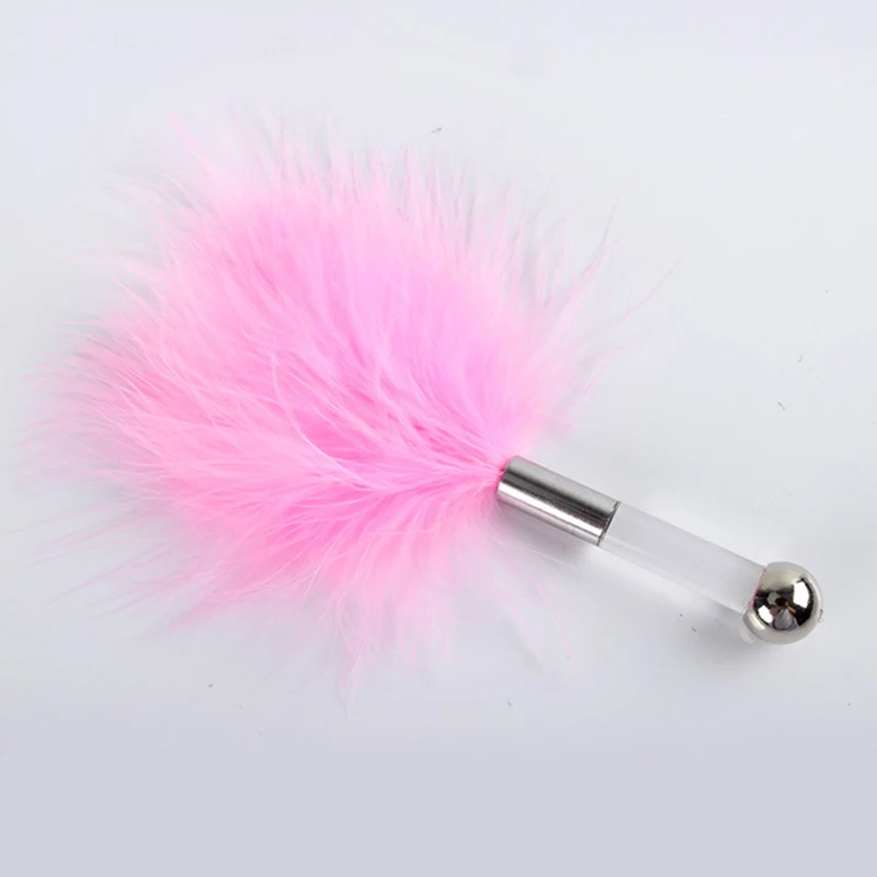 

Весло-хлист 17 см с перьями и прозрачной акриловой ручкой, атласный урожай для верховой езды для тренировок лошадей