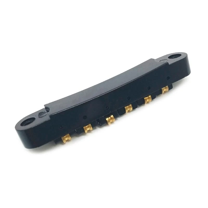 6 String Guitar Roller Bridge Adjustable Wraparound Guitar Bridge with Studs