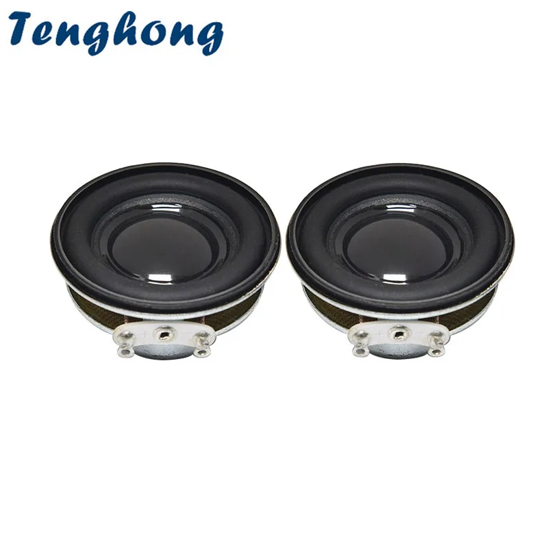 Tenghong 2pcs 40MM 4 Ohm 3W Full Range Bluetooth Speaker 16 Core Portable Audio Home Theater Loudspeaker Rubber Edge Dual Magnet