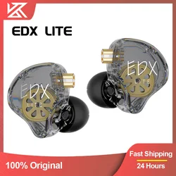 KZ EDX Lite auriculares dinámicos con cable auriculares de graves HIFI auriculares con Monitor para deportes sueño conducción auriculares con cancelación de ruido