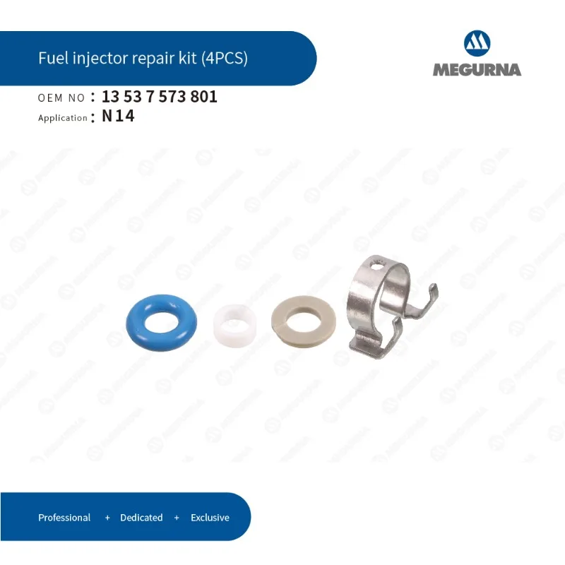 

1 set Fuel Injector Repair Kit For BMW MINI Cooper CLUBMAN Convertible R55 R56 R57 N14 1.T Engine Jaguar Land Rover 13537573801