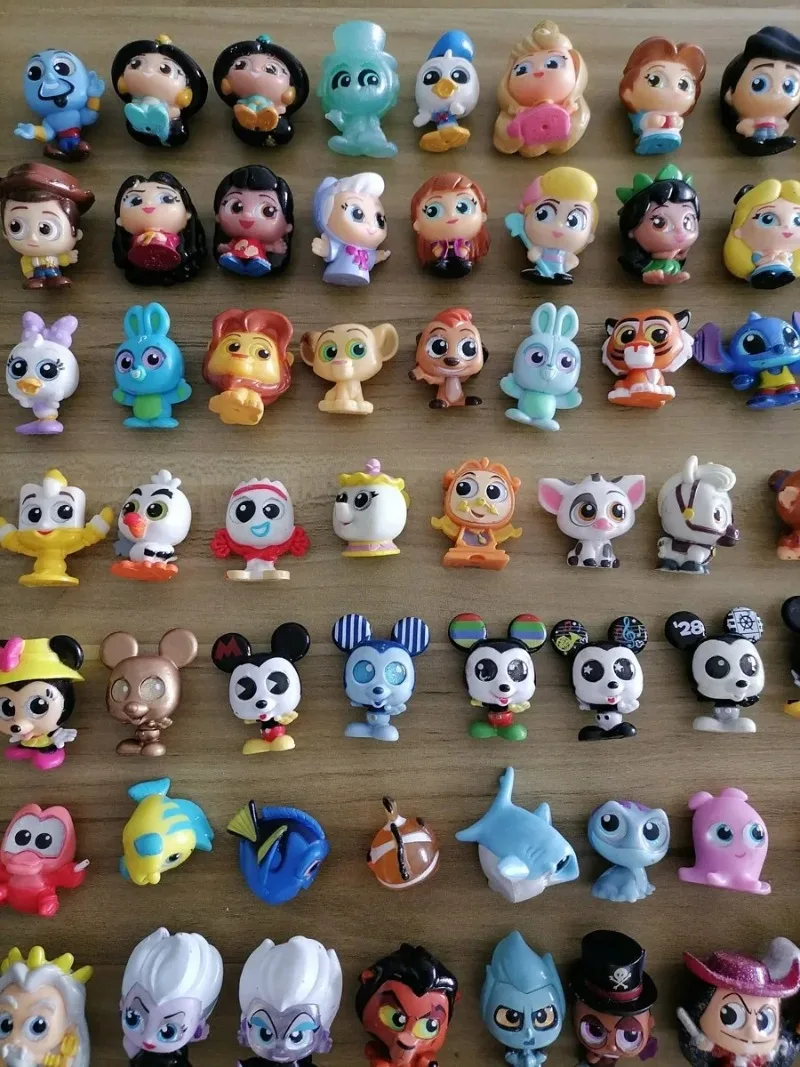 Disney Doorables Cartoon Glass Eyes Doll Collectibles Rare Figurine Cute Action Figure Children Birthday Gifts