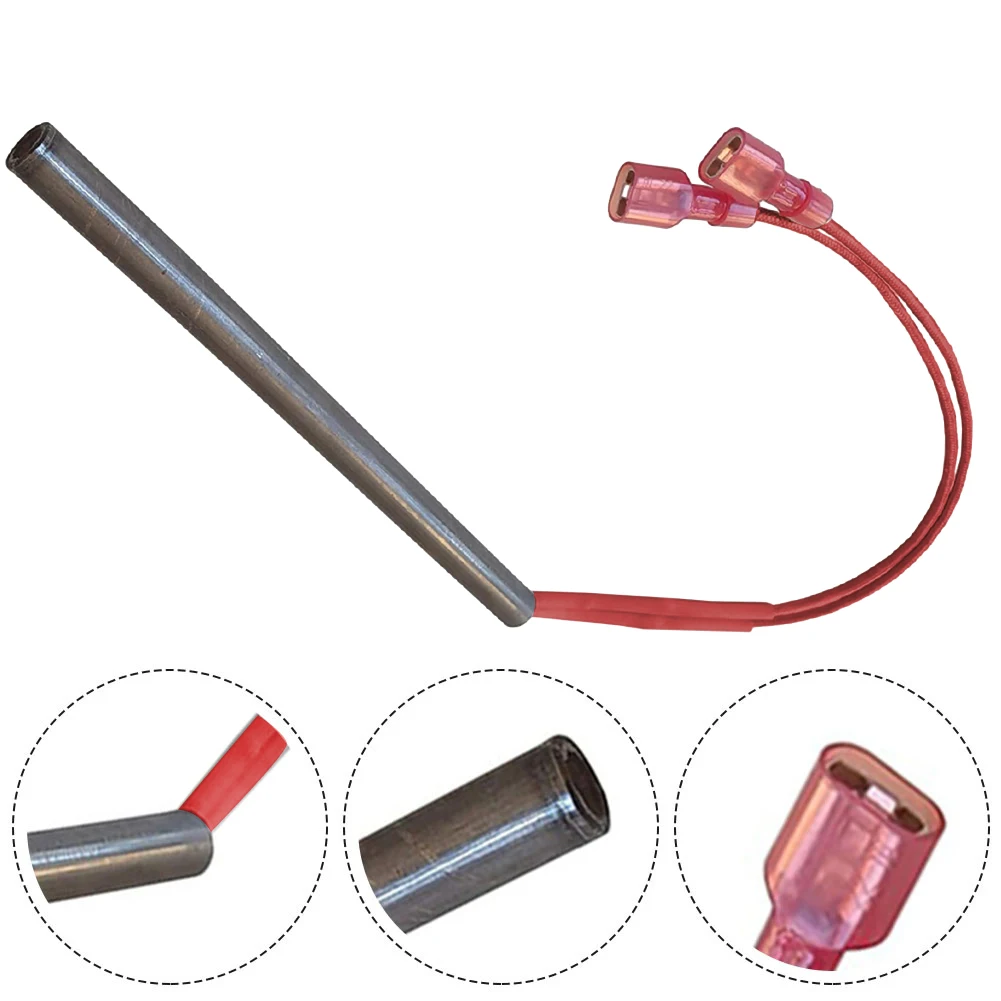 230V 300W Starter Replacement Hot Rod Fireplace Grill Stove Heating Tube Ignitor Pellet Stove Igniter 9.5x150mm Home Improvement