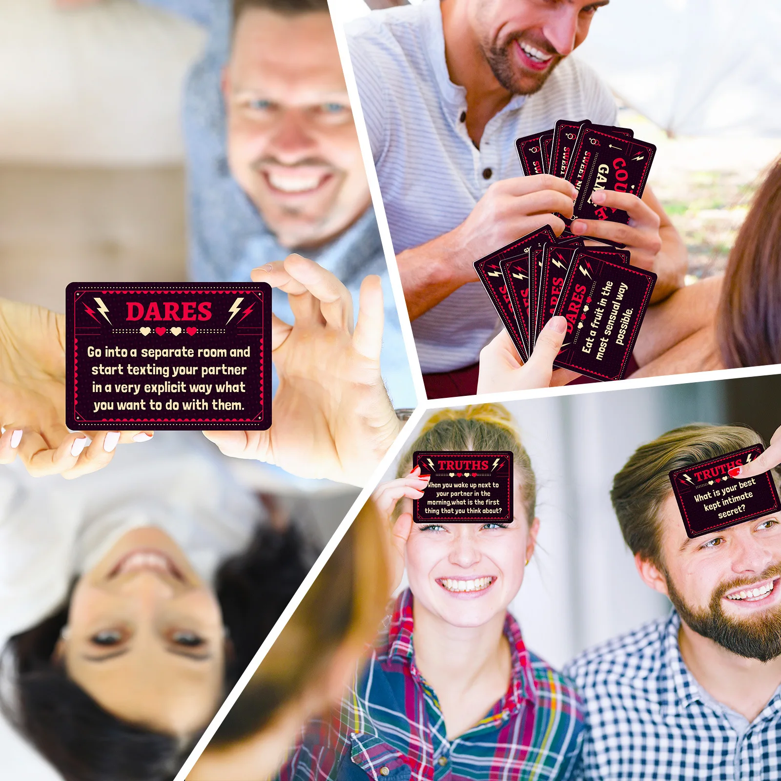 ZYT 50 قطعة زوجين غامض مثير مجلس أرواق لعب عشاق يؤرخ لعبة تفاعلية الدعائم لعب للحفلات ليلة حلوة غرفة نوم السفر