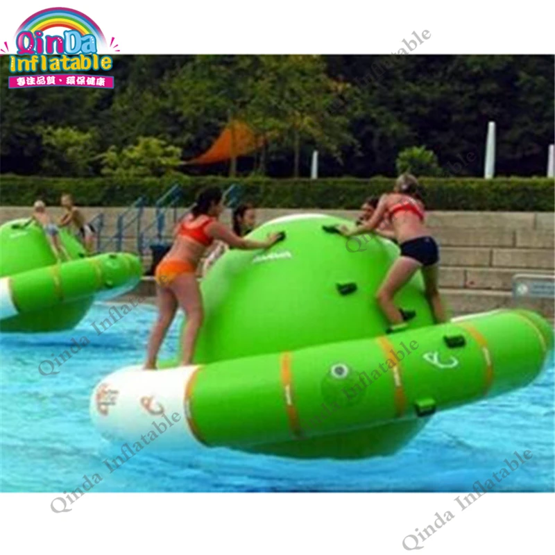 2.5M Inflatable Floating Spinner / Inflatable Saturn Rocker Water Floating Fidget Spinner Toy