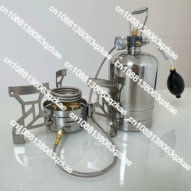 Supercharged Alcohol Gasification Stove Stainless Steel Outdoor Camping With Cooking Portable Folding Gasification Stove