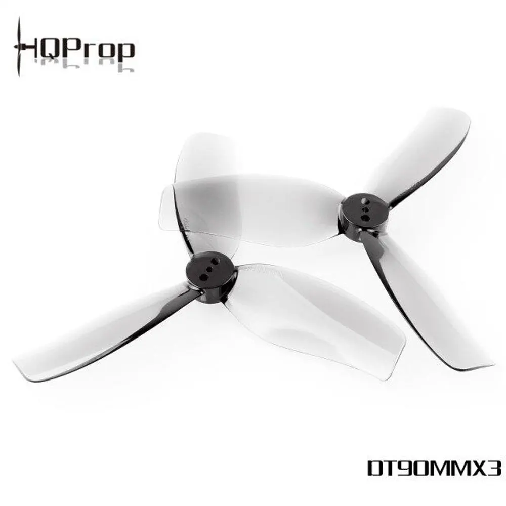 2 Pairs HQPROP Duct-T90MMX3 90mm 3-Blade PC Propeller 1.5mm For RC FPV Freestyle 3.5inch Cinewhoop Ducted Drones Cinelog35