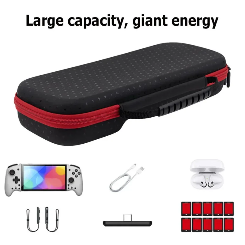 For NS Hori Protective Carrying Case Large Capacity Gamepad Storage Bag Game Controller Travel Portable Pouch 2-way Zipper Hot