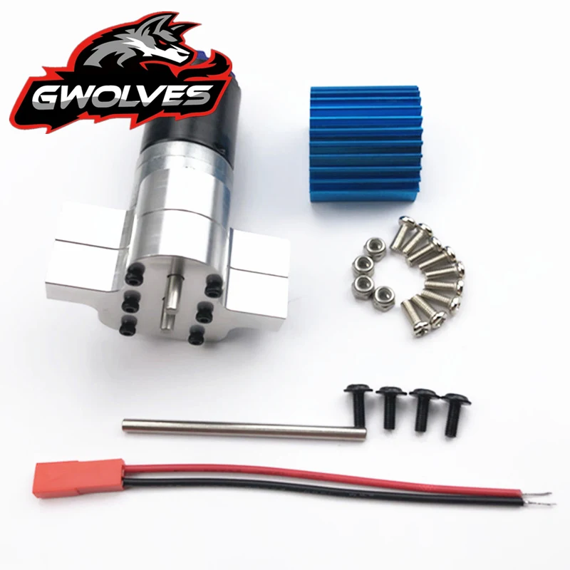 WPL 1/16 DIY Upgrade 6x6 RC Crawle Metal Metal transfer case with 380 motor for B14 B24 B16 B36 C14 C24 MN90 Q60 Q61RC parts