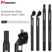 HOMHIN Mountain Bike Seatpost 25.4 27.2 28.6 30.4 31.6 Aluminum Alloy MTB Seat Tube Seat Post 350 450mm Bicycle Parts