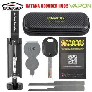 Vapon Katana 디코더 HU92 자동 선택 및 디코더, 자물쇠 선택 도구, 자물쇠 세공 도구