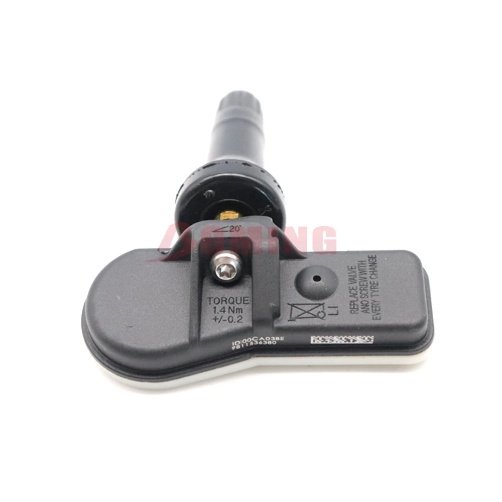 Sensore di monitoraggio della pressione dei pneumatici TPMS per auto 433 Mhz 9811536380   Per Peugeot 3008 T84 307 301 408 508 T5 T7 5008 T87 RCZ