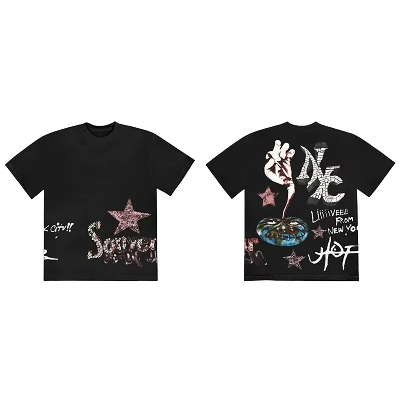 2026 new CACTUS JACK Short Sleeve T-shirt Men Women Loose Casual Crewneck Top Tees UTOPIA T Shirt