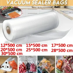 Plastic Bag Food Vacuum Sealer Bags Rolls Kitchen Storage Ziplock Vacuum Bags for Food Steaming Cooking Plastic Bag Kitchen Tool