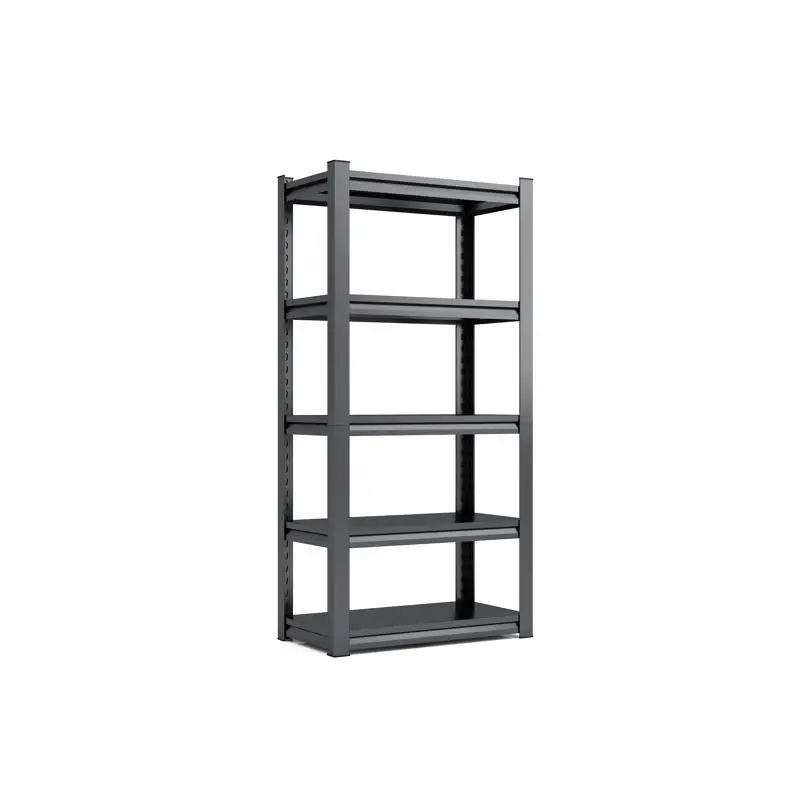 وحدة رفوف معدنية من 5 طبقات لتخزين المرآب، سعة 2000 رطل، رف أدوات عالي التحمل قابل للتعديل، 35.4 بوصة عرض × 15.7 بوصة عمق،