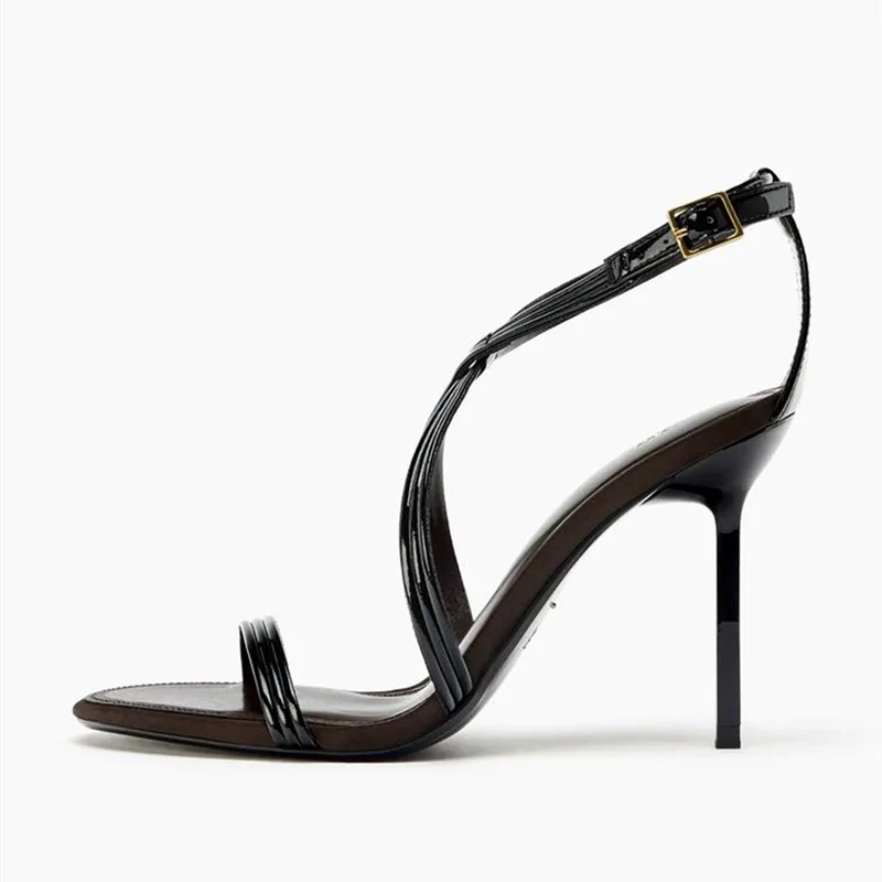 

Новый стиль, пикантные босоножки на высоком каблуке с перекрестным ремешком, женские дизайнерские туфли на шпильке, женские роскошные свадебные туфли-лодочки на высоком каблуке