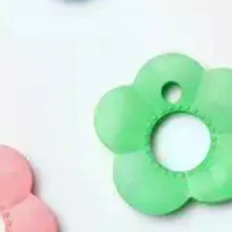 Flower Shaped Silicone Keycap Covers 10Pcs Lightweight Key Organizer Keychain for Student Laptop Keyboard Decoration