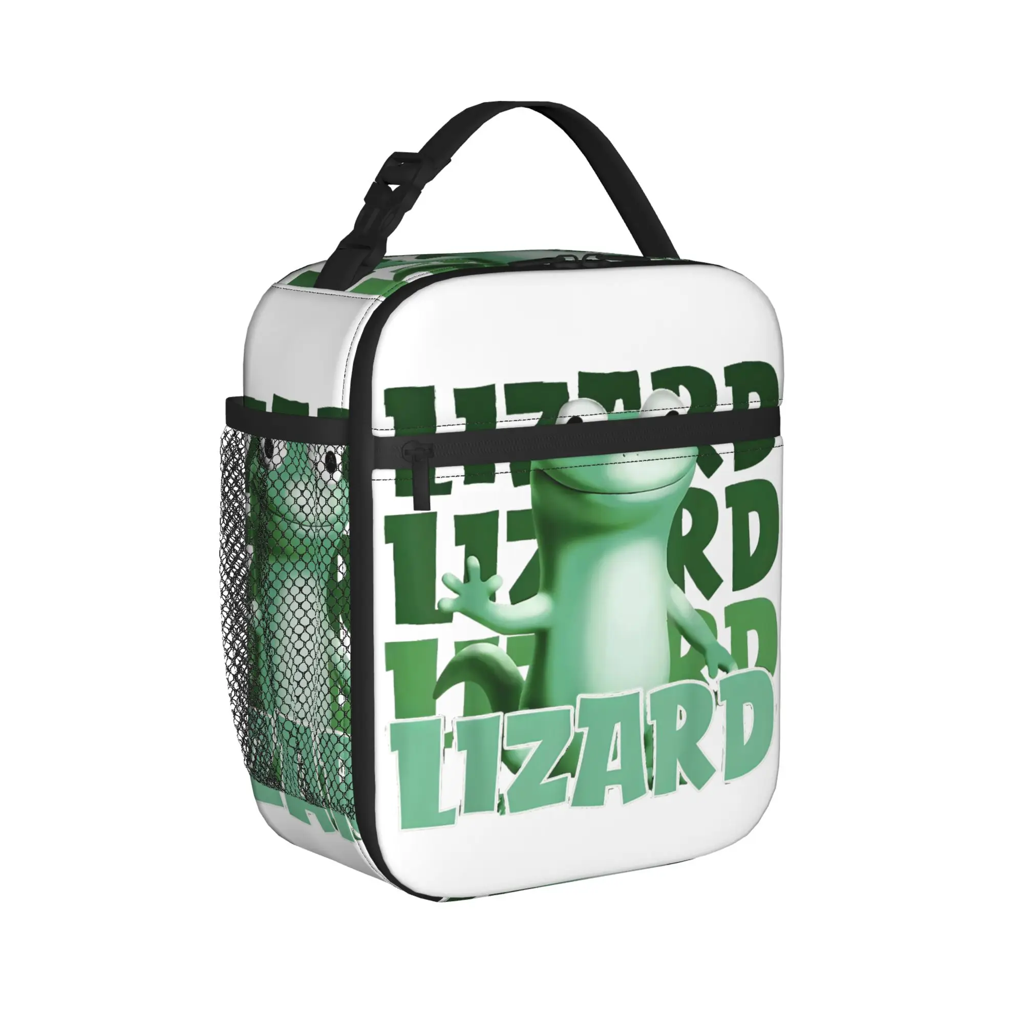 Tom Lizard Lizard Insulated Lunch Bags Cooler Bag Reusable,Meal Container Hoppers High Capacity Tote Lunch Box Food Storage Bag