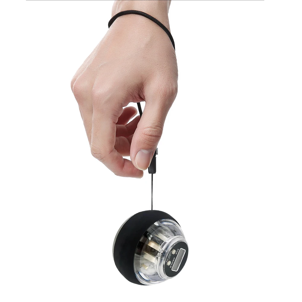 Esercitatore per avambraccio giroscopico con palla giroscopica per polso con avvio automatico Esercitatore per polso con palla giroscopica per allenamento per polso e avambraccio
