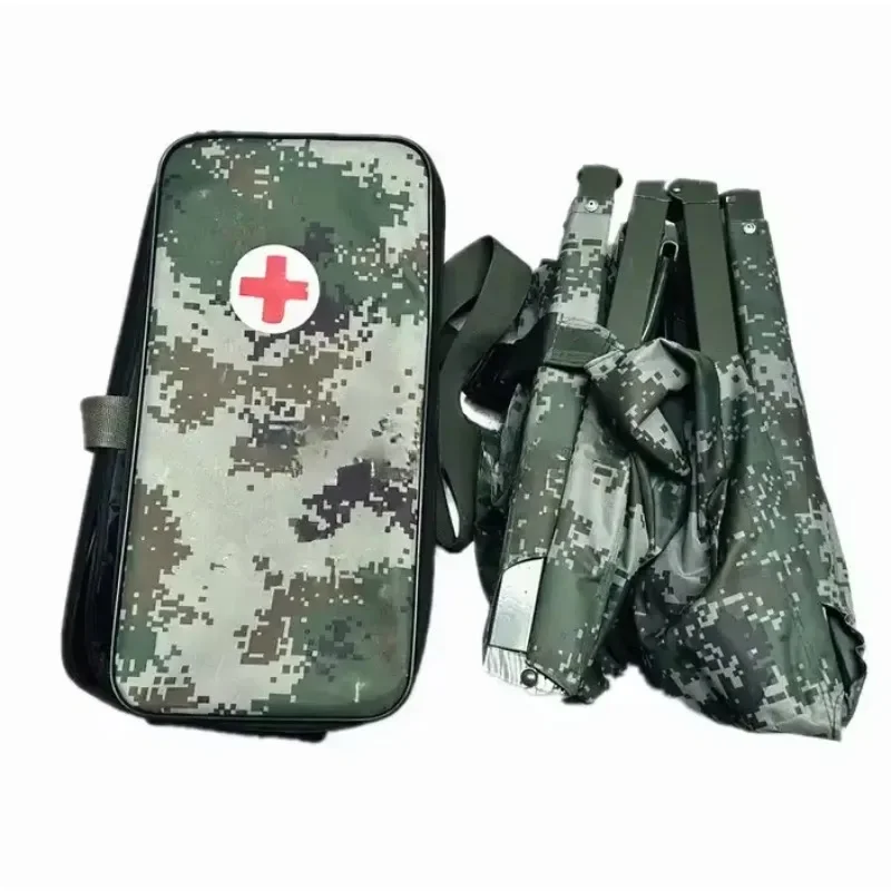 4 Fold Aluminium Alloy Ambulance Folding Portable Tactical Stretcher for Outdoor