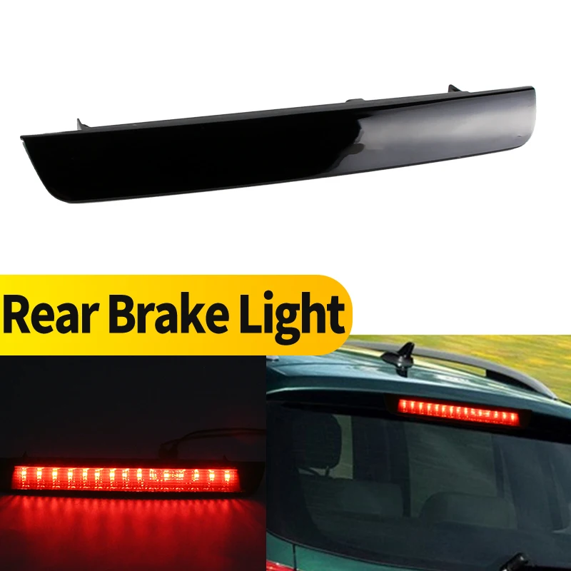 

1 шт. светодиодный стоп-сигнал, сигнальная лампа для Nissan Qashqai J11 2013-2021 OEM 265904EA0A, автомобильный 3-й стоп-сигнал высокого уровня, дымчатый/красный