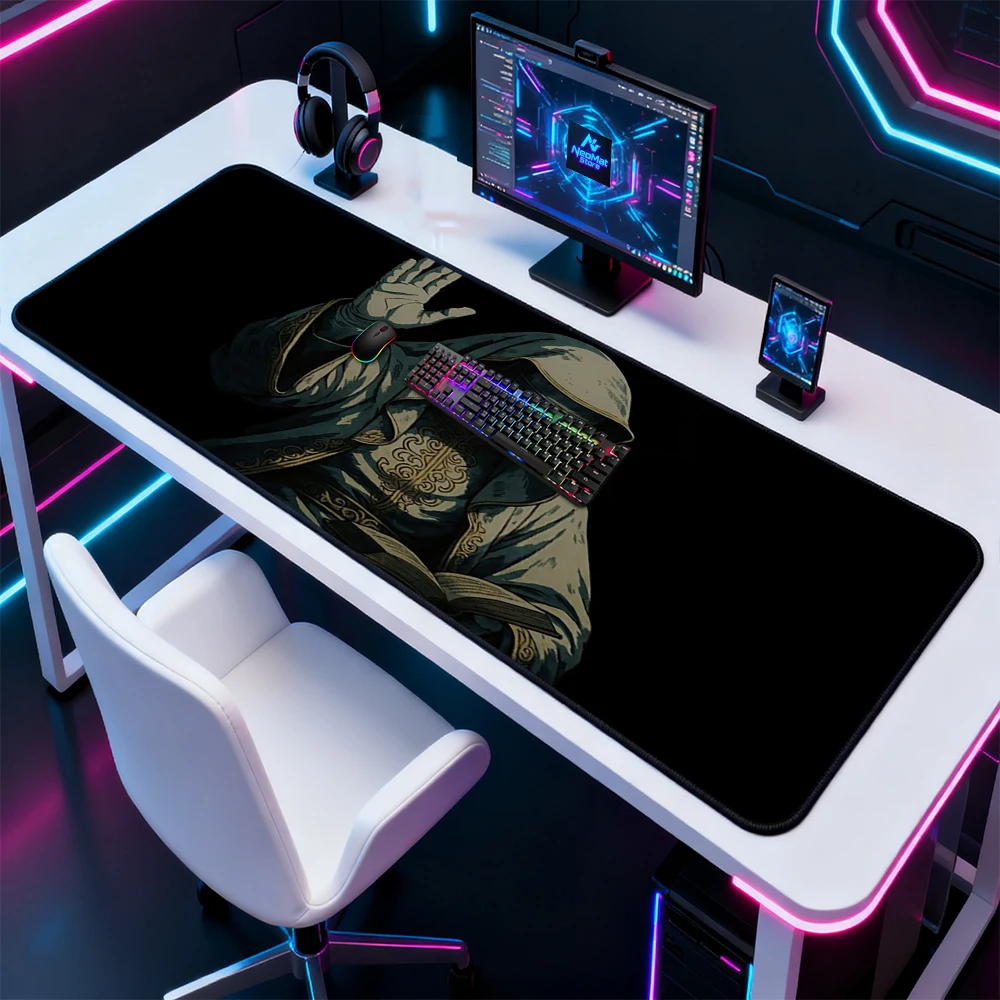 Gothic Desk Pad Table Mat Figu - Desk Setup Dark ulasan dan harga