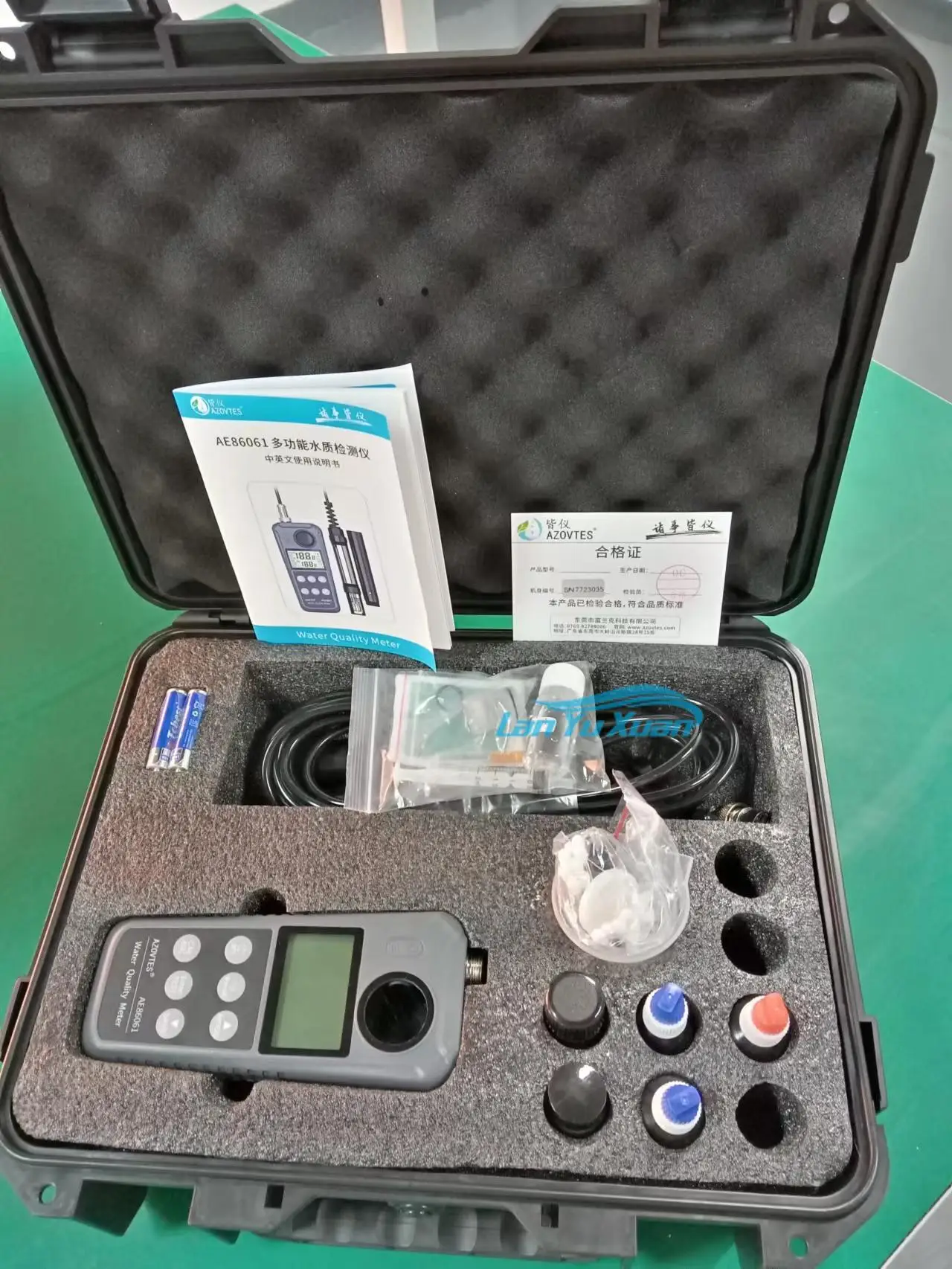 AE86061 NH -N Ammonia Nitrogen Multi Test Fish Shrimp Farm Multiparameter Do PH Water  Kit  Meter Er in Pool