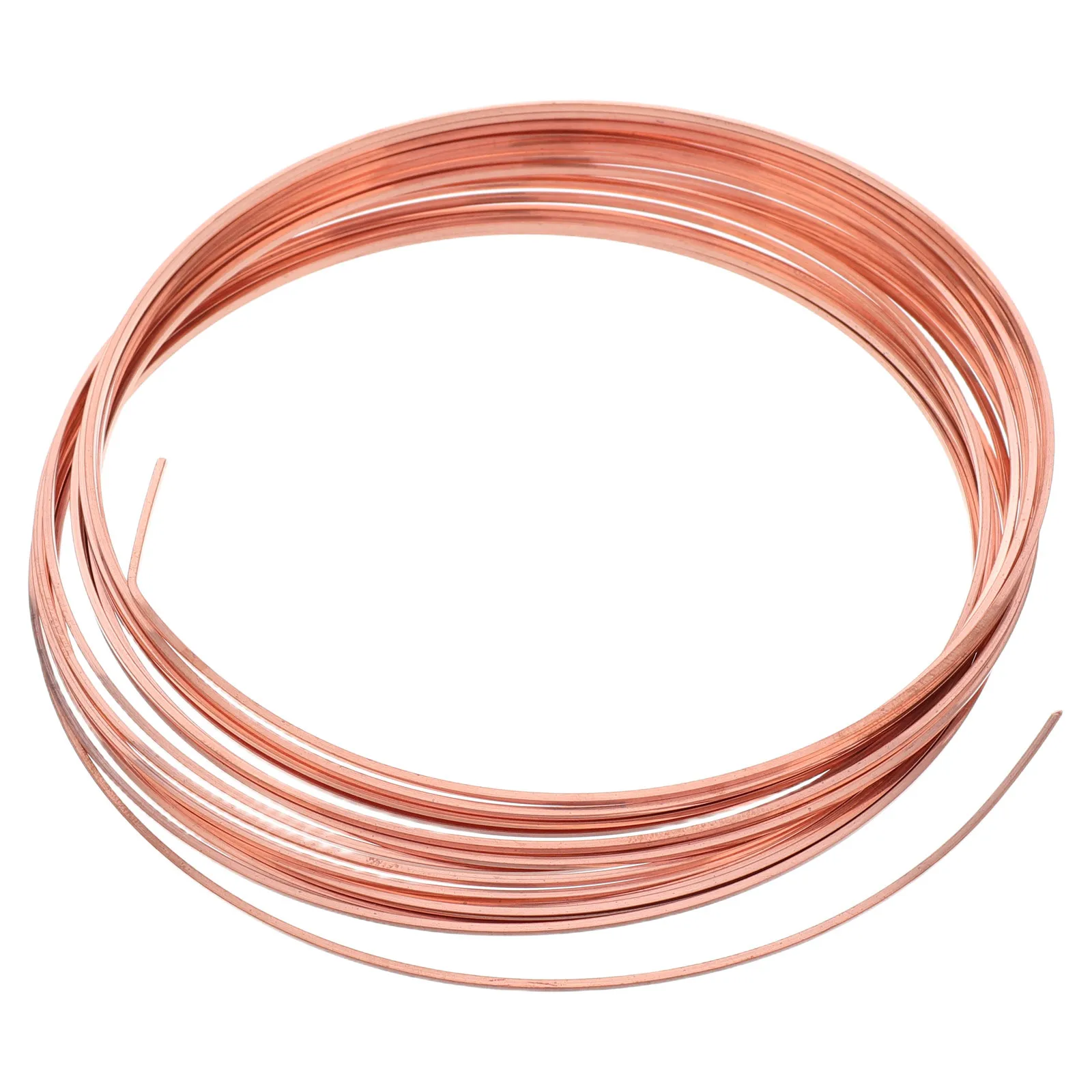 

6 Meters Soft Square Copper Wire DIY Jewelry Making Beading Craft Work Wrapping Wire for Handmade Art Decorative Projects