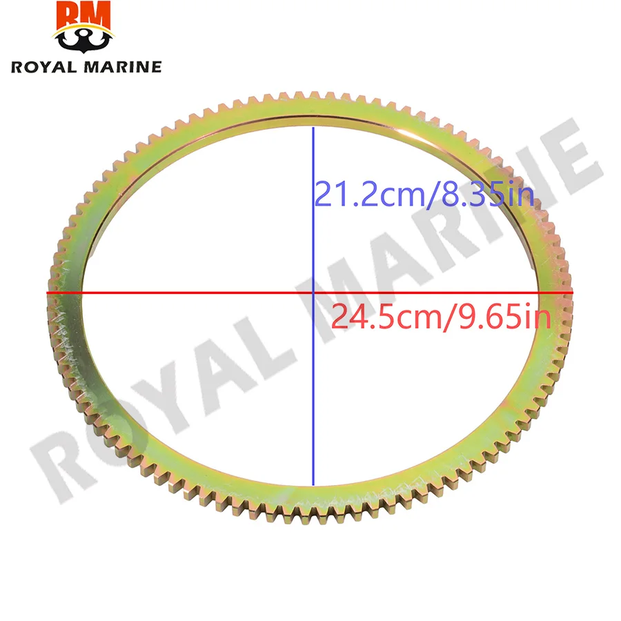 Flywheel Crown Gear Ring For Suzuki Outboard Motor 2 stroke 40HP DT40 Boat Engine Replaces Parts
