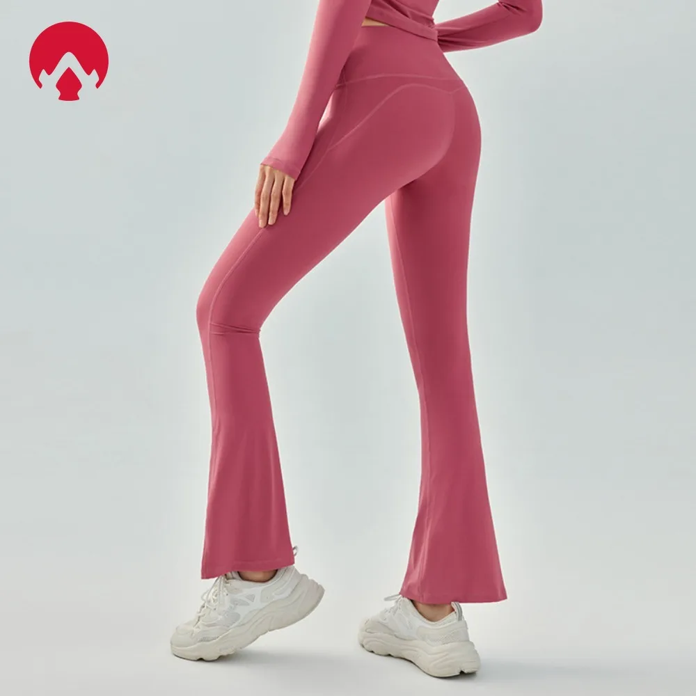 

High Waist Yoga Bell Bottom Pants - Butt Lifting Workout Leggings, Slim Fit Wide Leg Trousers for Women, Gym Activewear Fitness