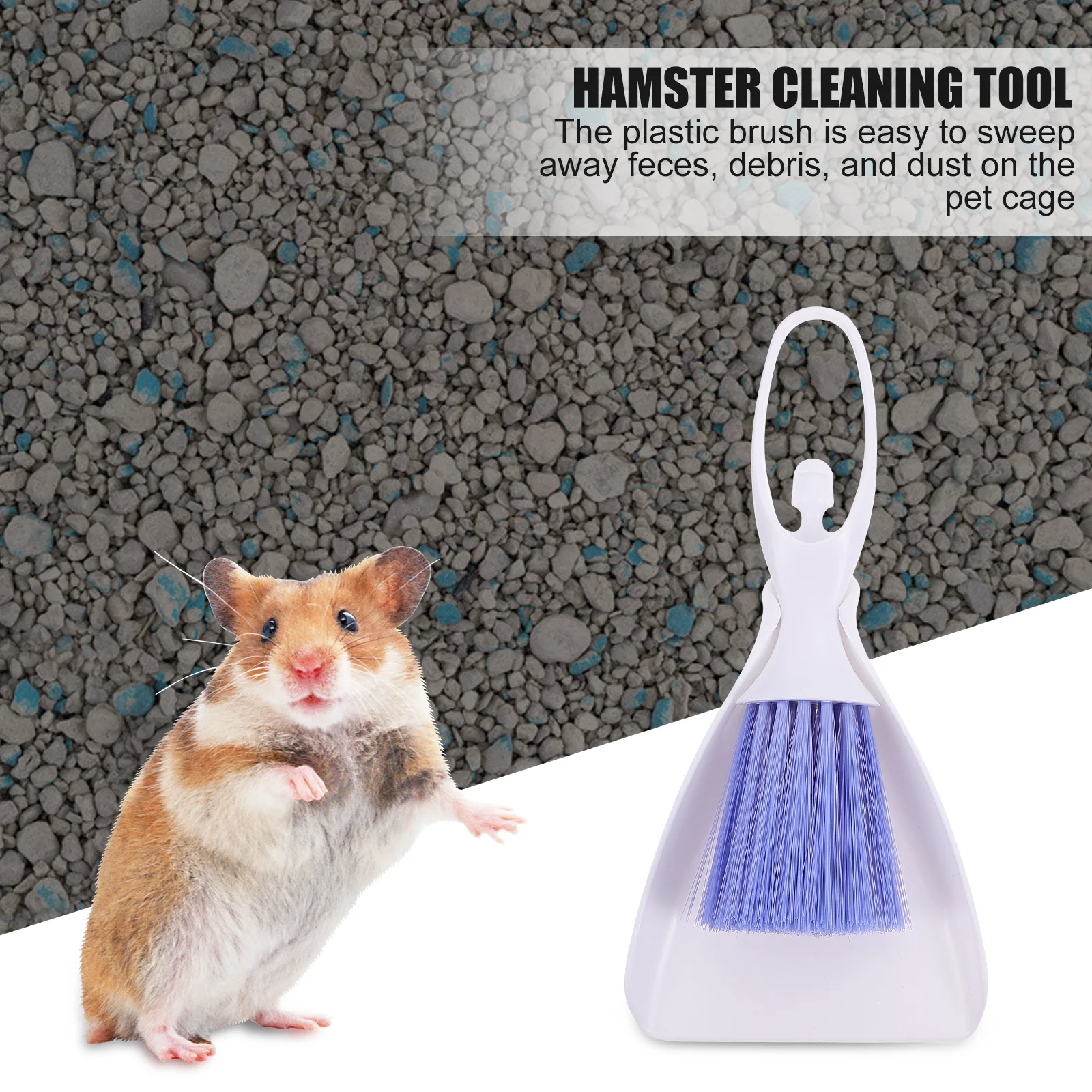 

2 set Mini Dustpan Broom Set Pet Cage Cleaning Tools For Hamster Rabbit Cat Guinea Pig Squirrel Hedgehog Sweeping Tool Plastic