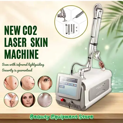 Touch Screen Fractional CO2 Lase Equipment 7 Joint Lase Arm Skin Resurfacing Stretch Mark Care Beauty Salon Machine